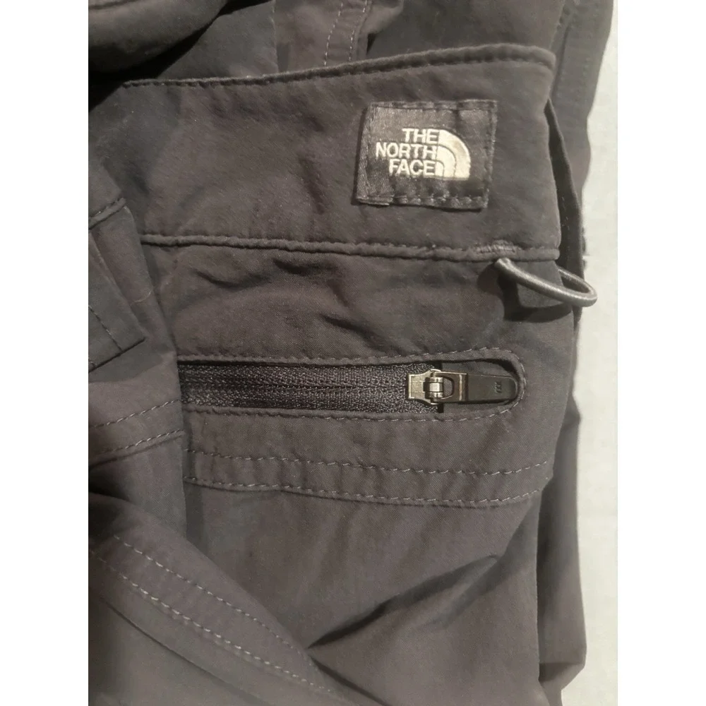 The North Face Men's Pants 38 Convertible Hiking Gray Pants Shorts  Zip Off Legs